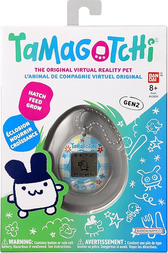 BANDAI TAMAGOTCHI ORIGI. FLOWER GINGHAM BO - Marah Kids
