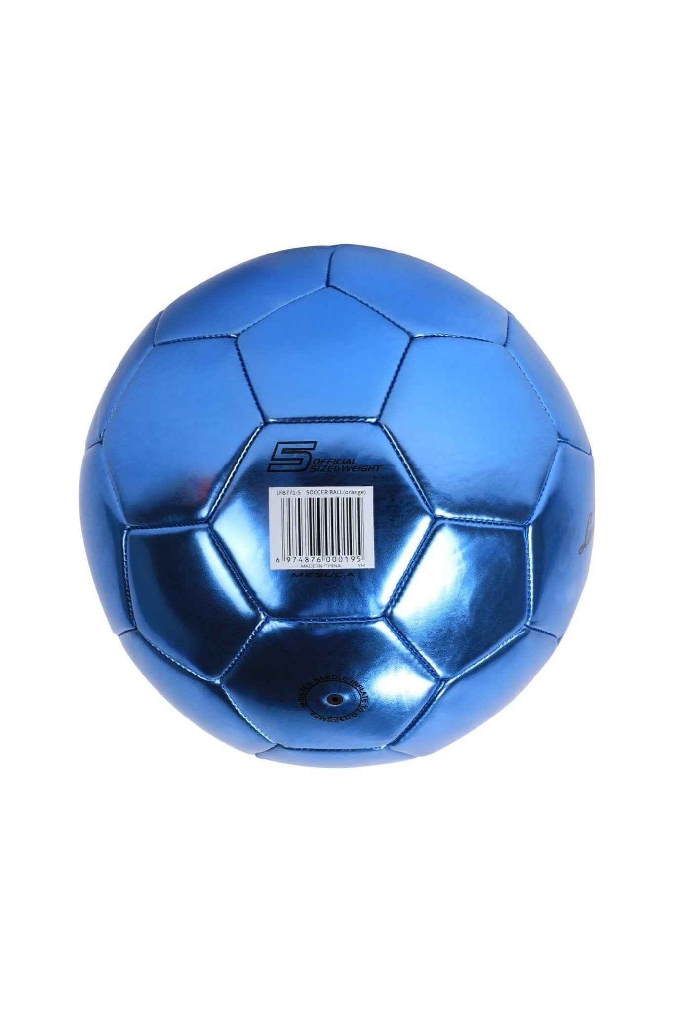 Lamborghini No.5 - Matelic Pvc Soccer Ball - Blue - Marah Kids