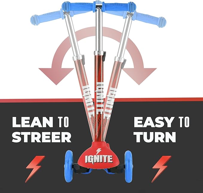 Ignite Glide Scooter 3 - Wheeled Combo Pack Red - Marah Kids