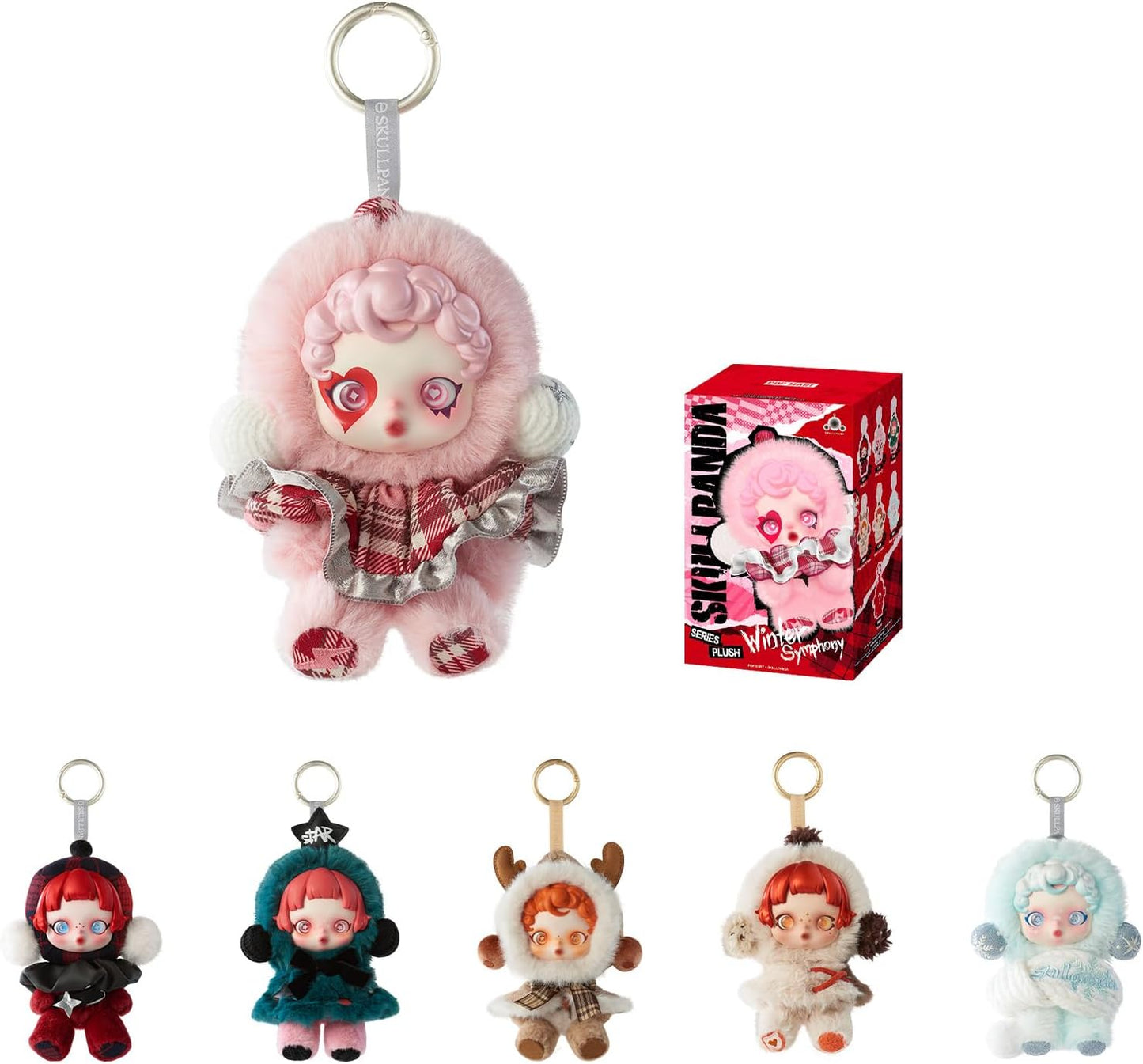 Pop Mart Skullpanda Winter Symphony Pendant Sealed Case (6 Blind Boxes)
