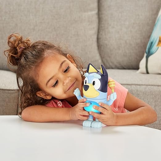 Vtech Bluey Shake It Bluey (Blue) | Interactive Toddler Toy with Music, Sounds and Phrases from the TV show, Educational Learning | Ideal Gift for Kids 3, 4, 5 + Years - Marah Kids