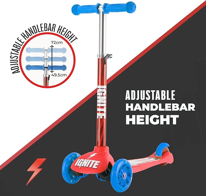 Ignite Glide Scooter 3 - Wheeled Combo Pack Red - Marah Kids