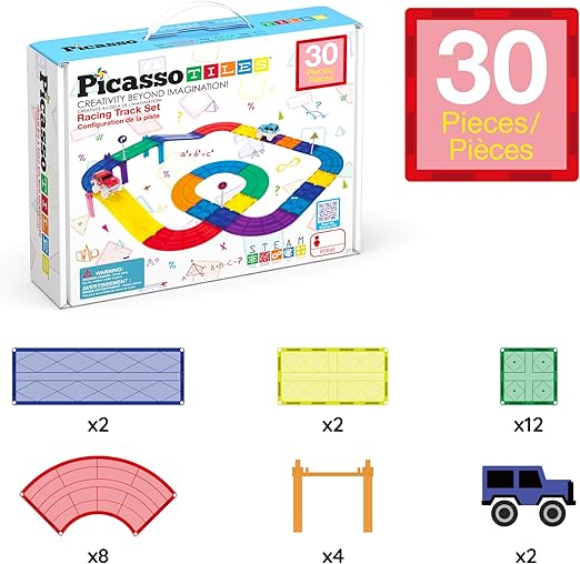 PICASSO MAGNETIC RACE TRACK 30PCS - Marah Kids
