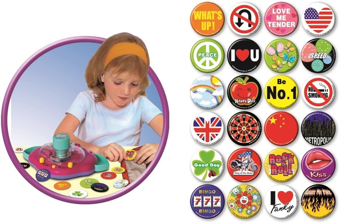 Totally Craft - Badge Maker DIY Crafts Kit - Marah Kids