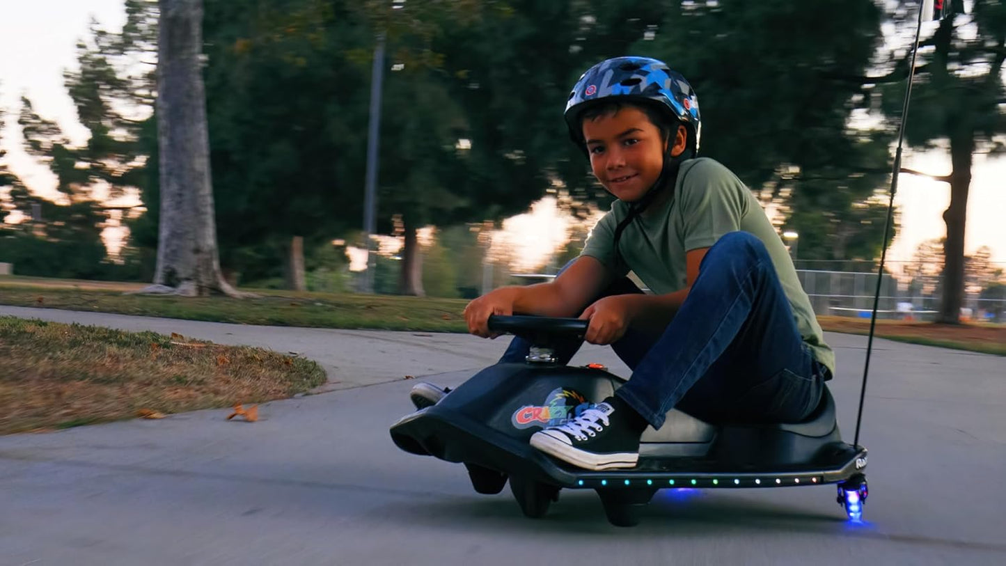 عرض ضوئي لعربة Razor Crazy Cart Shift بسرعة 13 كيلومترًا في الساعة