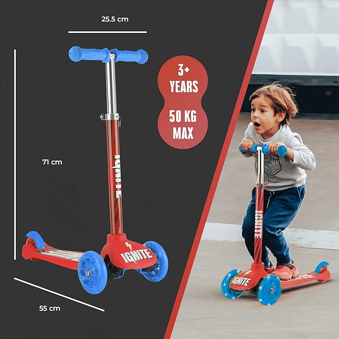 Ignite Glide Scooter 3 - Wheeled Combo Pack Red - Marah Kids
