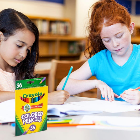 Crayola - 36 ct. Colored Pencils, Long - Marah Kids