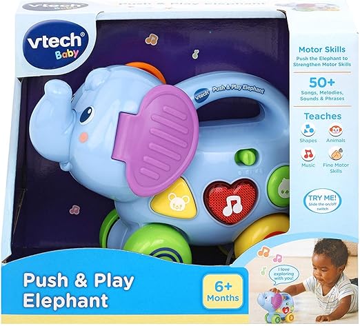 Vtech Push & Play Elephant - Marah Kids