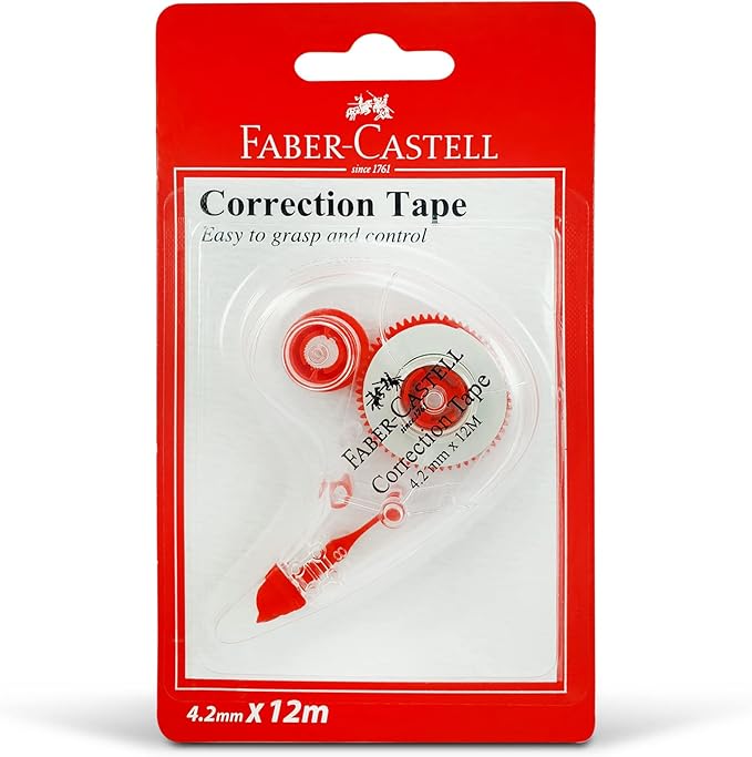 FABER - CASTELL CORRECTION TAPE 4.2MM X 12M - Marah Kids