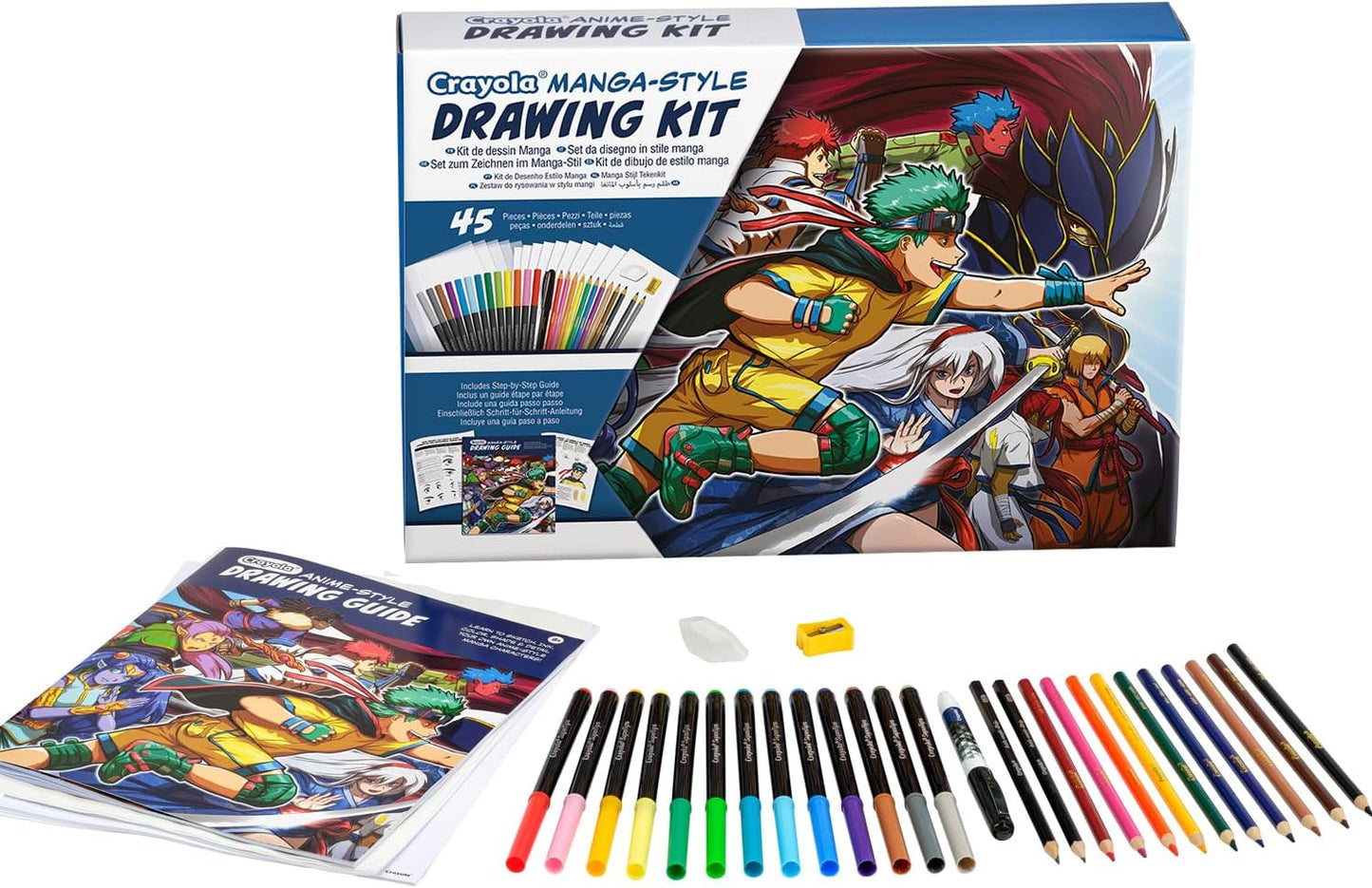 Crayola - Learn to Draw Your Own Manga Drawing Kit | Creative Activity and Gift for Kids, Ages 8 - Marah Kids