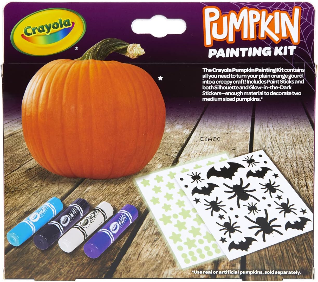 Crayola Galaxy Paint Stick Pumpkin Decorating Kit - Marah Kids