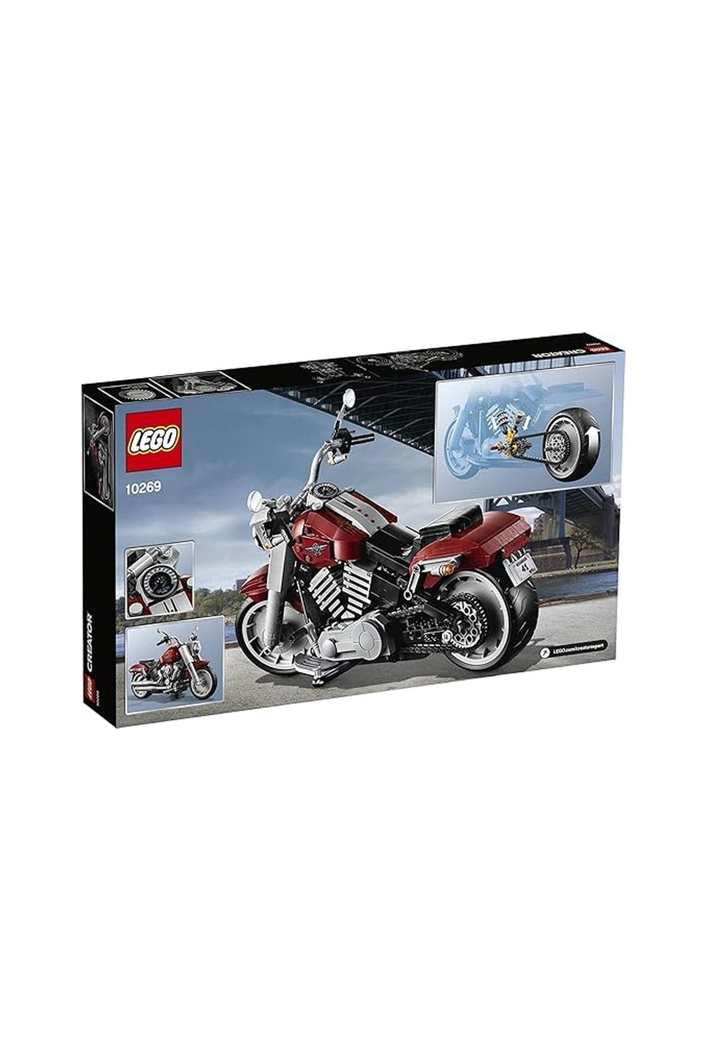 Lego Harley Davidson Fatboy Building Kit