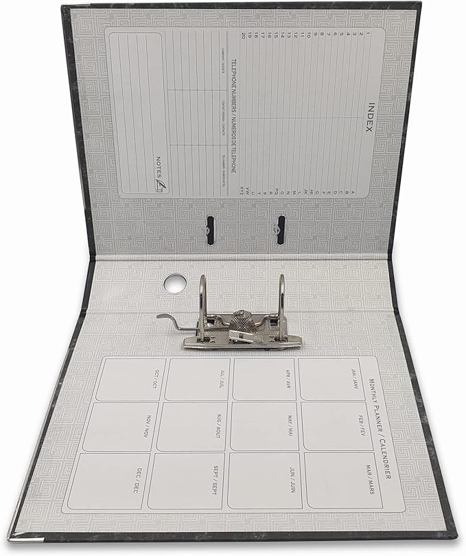 MAXI LEVER ARCH FILE F/S BROAD FIXED MECHANISM WITH POCKET BLACK