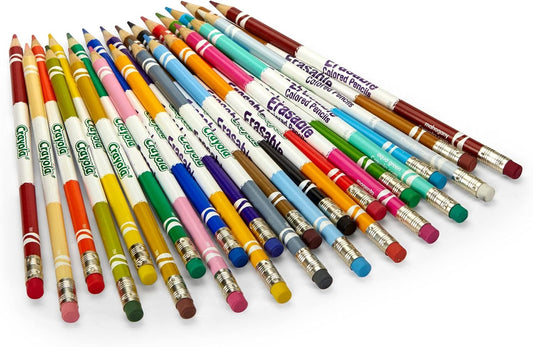 Crayola Erasable Colored Pencils, 24 Count - Marah Kids