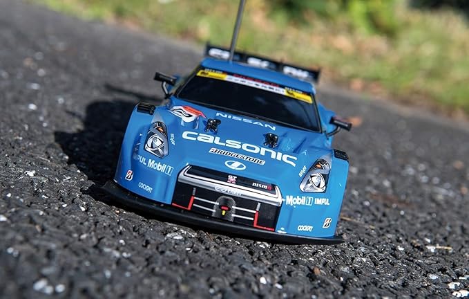 D - power - 1:16 Nissan GT - R (R35) GT500 RC Car – 2.4GHz Remote Control, Rechargeable Battery, Official Race Car Design, for Kids Ages 6+ - Marah Kids