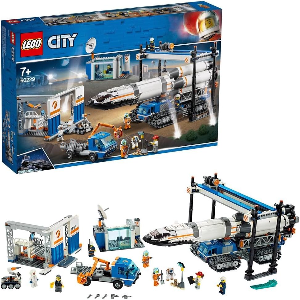 Lego City Rocket Assembly And Transport 60229 - Marah Kids