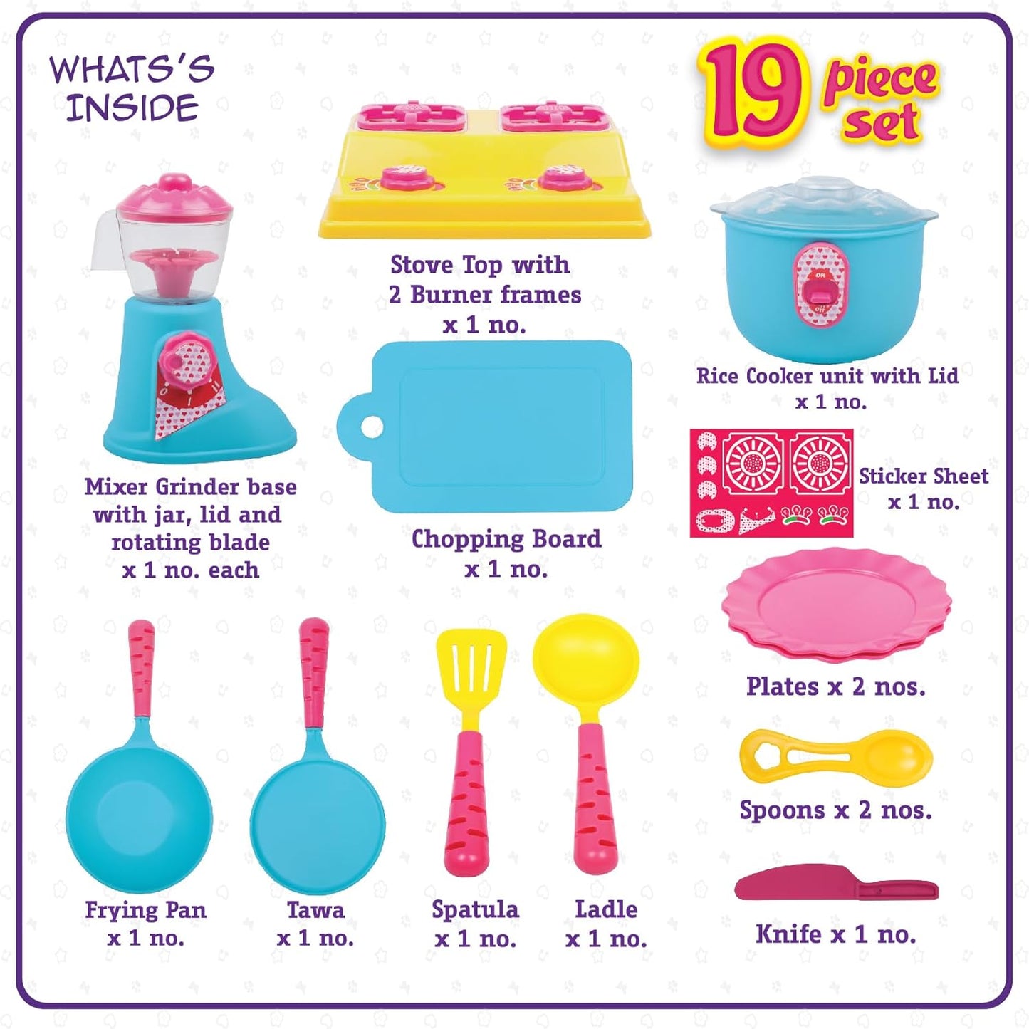 Funskool - KITCHEN SET DELUXE - Marah Kids