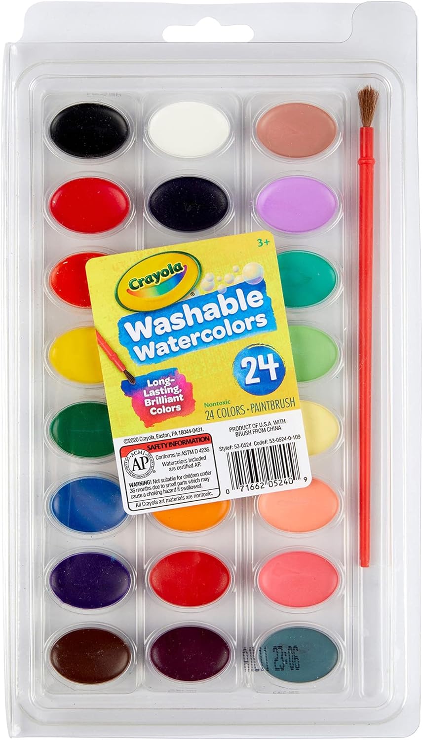 Crayola Washable Watercolors 24 ct. - Marah Kids