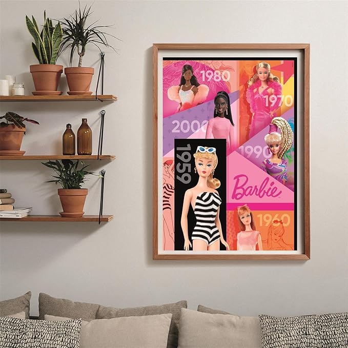 CLEMENTONI PUZZLE BARBIE 65YRS POSTER 1000PCS - Marah Kids
