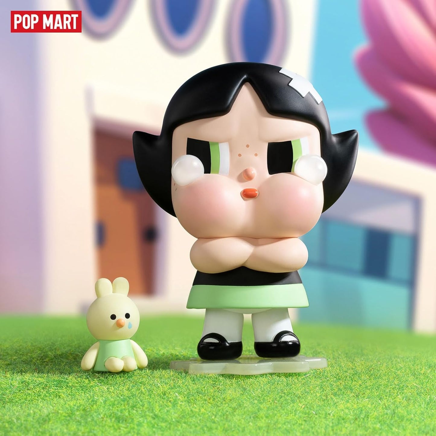 Pop Mart Crybaby X Powerpuff Girls Series Vinyl Face Plush Sealed Case