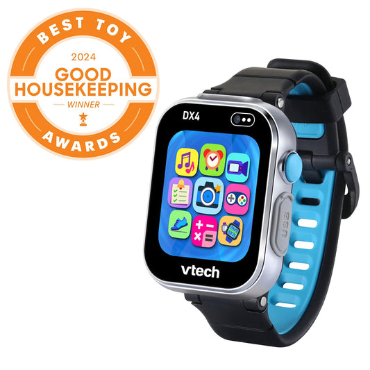 VTech Kidizoom Smartwatch DX4 Black | Camera, Games & Voice 3+ - Marah Kids