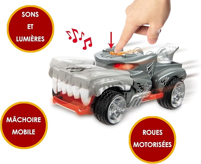 Hot Wheels Light & Sound Monster Action, Battery Operated - Marah Kids