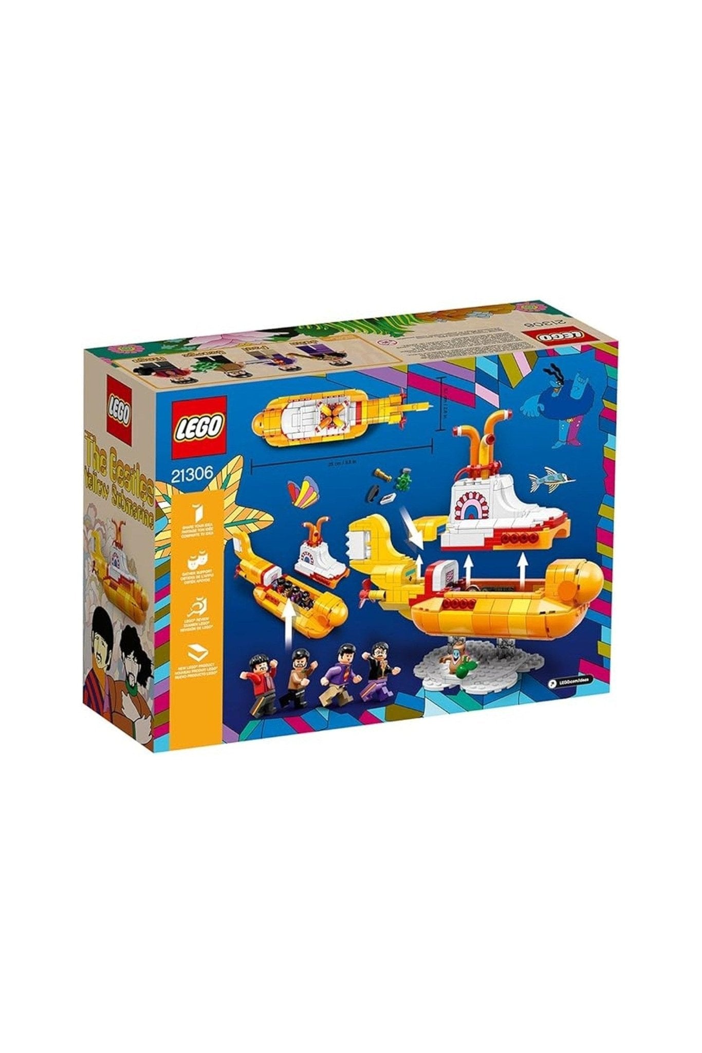 Lego Yellow Submarine Building Toy - Marah Kids