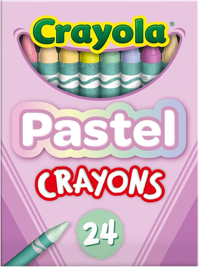 Crayola Pastel Crayons, 24 Colors