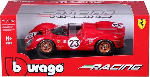 Bburago 1:24 Ferrari Racing Model Kit (with plastic stand) - 330 P4 Daytona (1967)