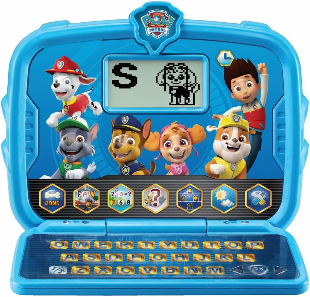 VTECH LICENSE - PAW Patrol: Learning Tab - Top | Interactive & Educational Learning Tablet Laptop | Suitable for Boys & Girls 3, 4, 5, 6 Years - Marah Kids