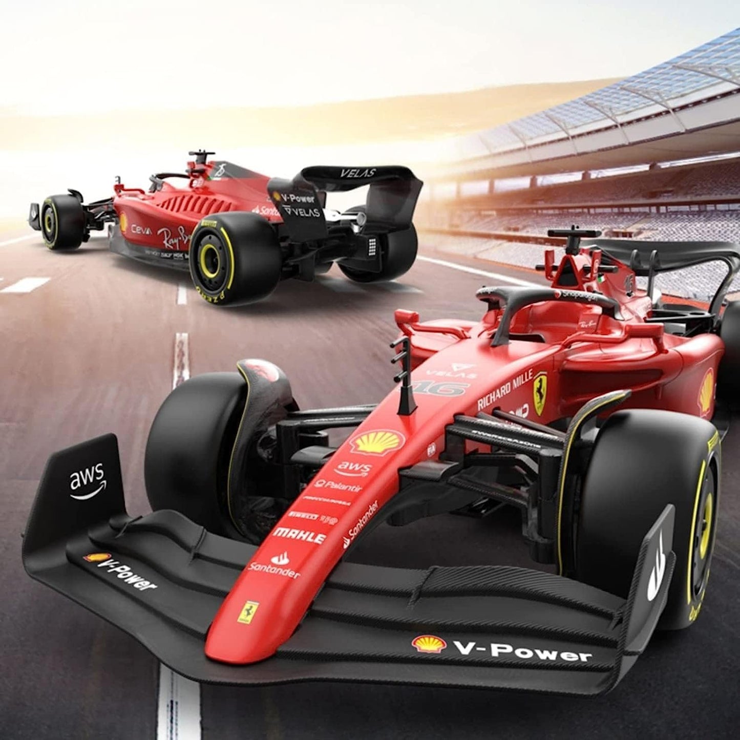 Power Joy Remote Control Ferrari F1 - 75 1/18 Battery Operated - Marah Kids