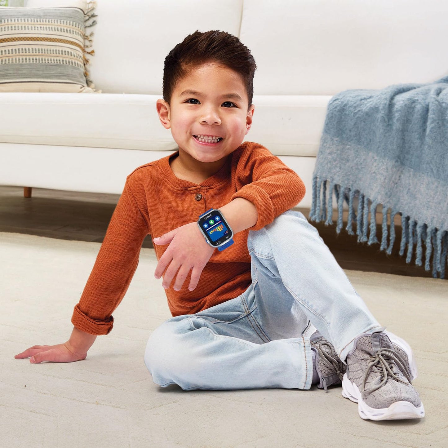 VTech Kidizoom Smartwatch DX4 Blue | Camera, Games & Voice 3+