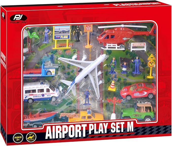 Power Joy Vroom Vroom Airport Playset - Marah Kids