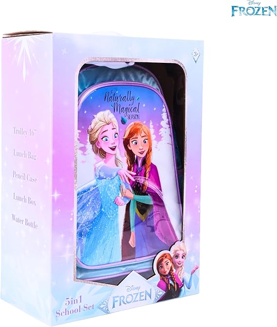 DISNEY FROZEN CELEBRATE SEASON 5IN1 TROLLEY BOX SET 16" - Marah Kids