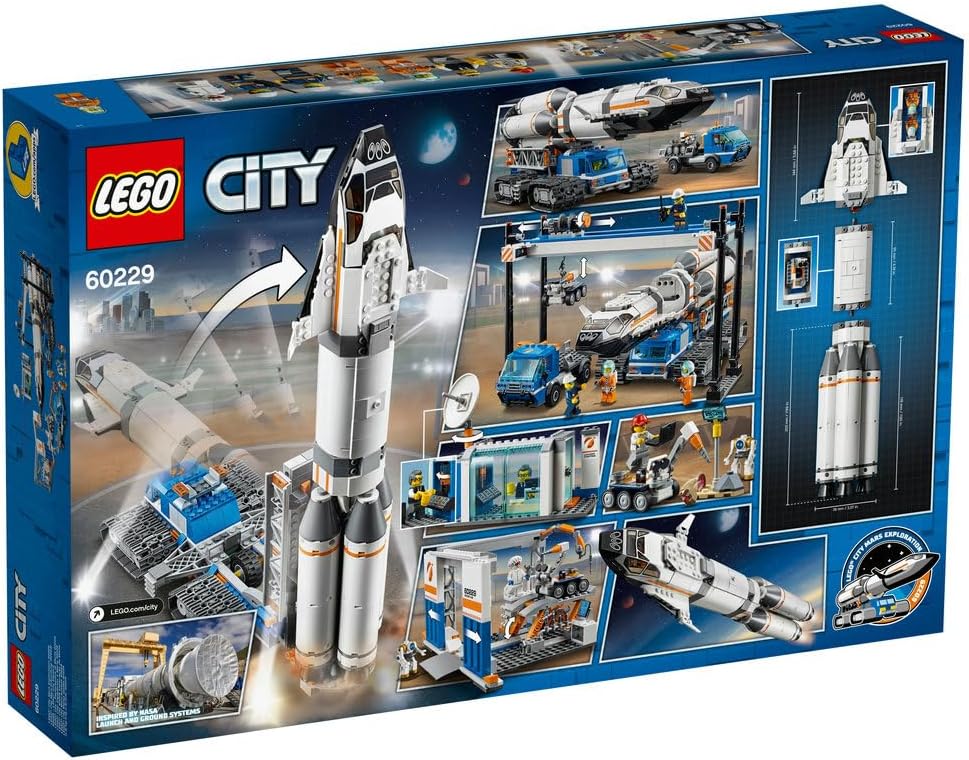 Lego City Rocket Assembly And Transport 60229 - Marah Kids