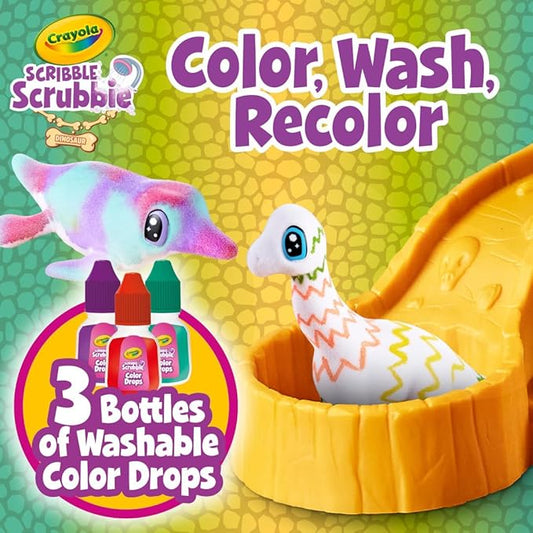 Crayola Scribble Scrubbie Pets Dinosaur: Washable Dino Pet Toy for Kids 3+ - Marah Kids