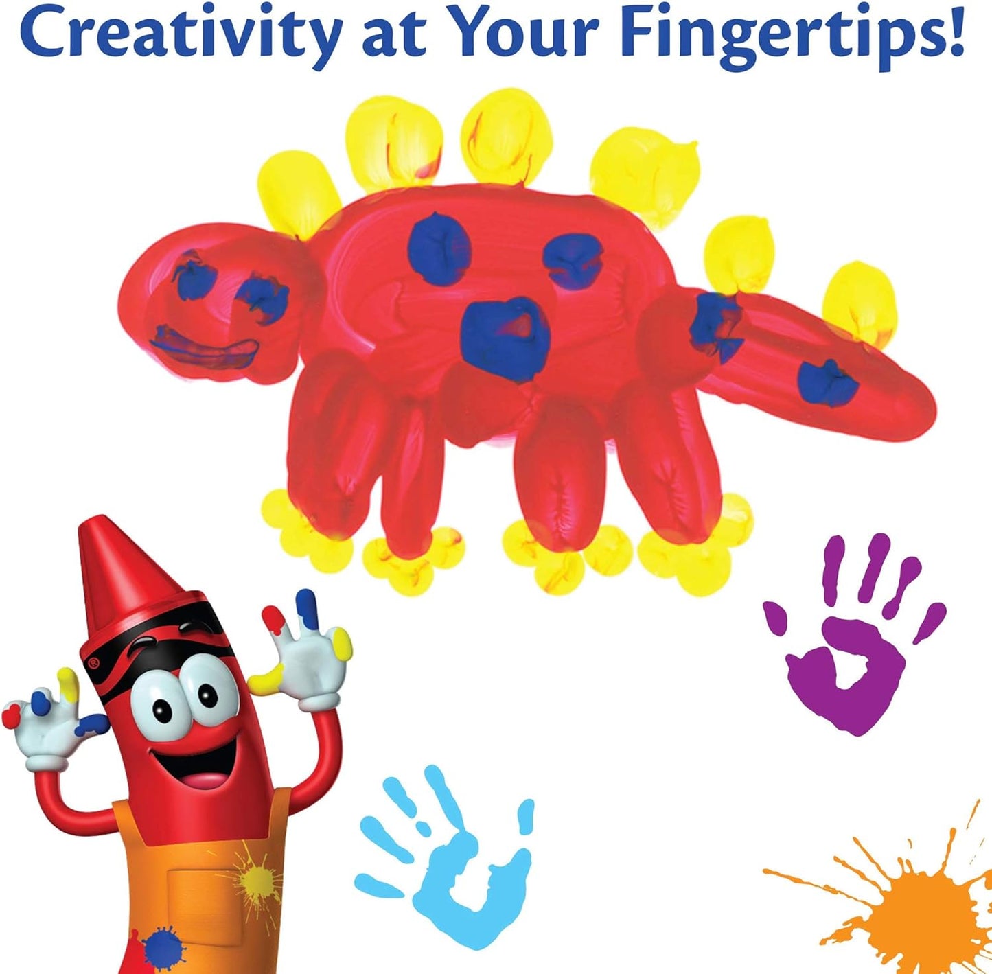 Crayola 3 ct. 8 - oz. Washable Fingerpaint, Bold Colors - Marah Kids