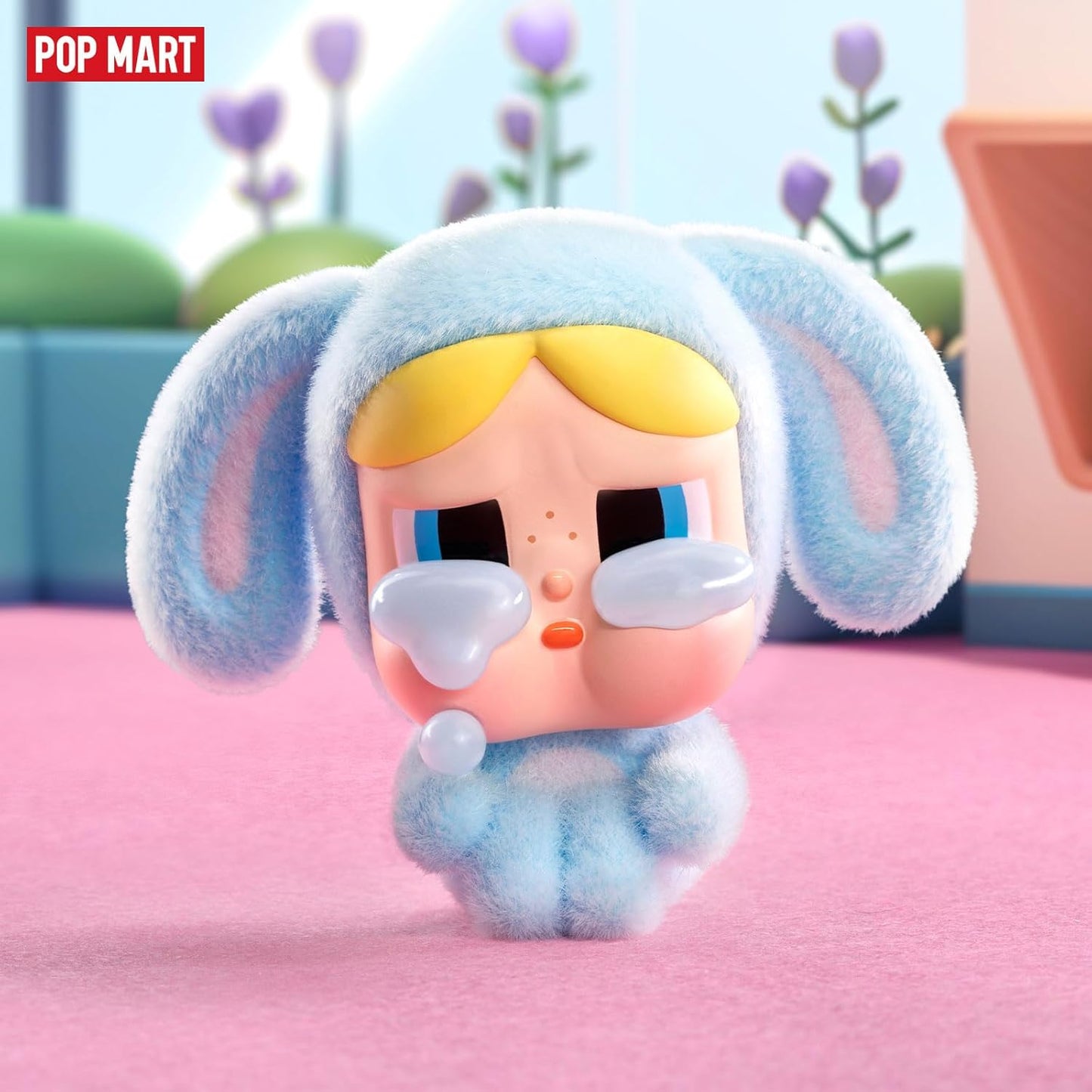 Pop Mart Crybaby X Powerpuff Girls Series Vinyl Face Plush Sealed Case