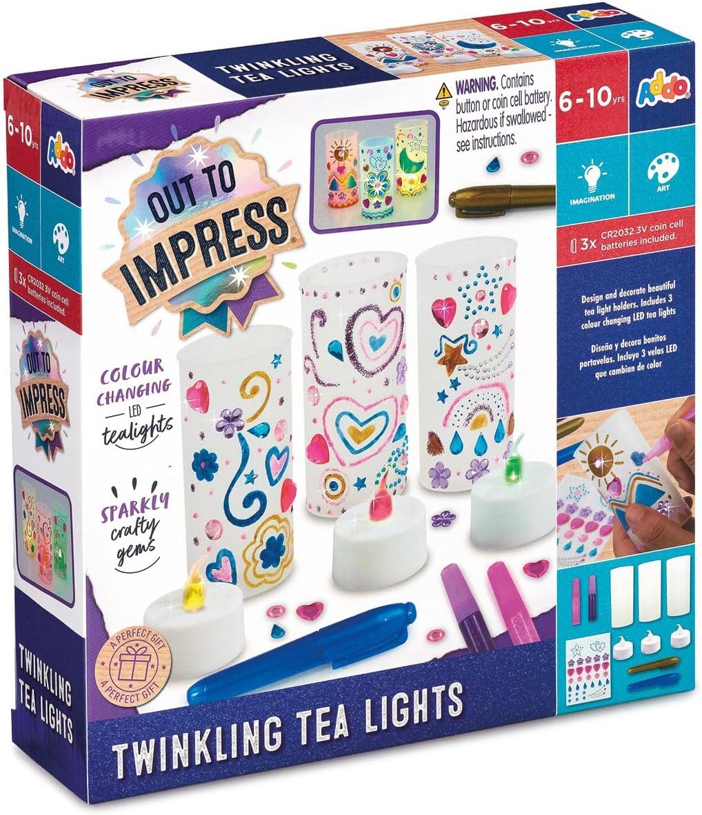 Addo Out To Impress Twinkly Tea Lights - Marah Kids