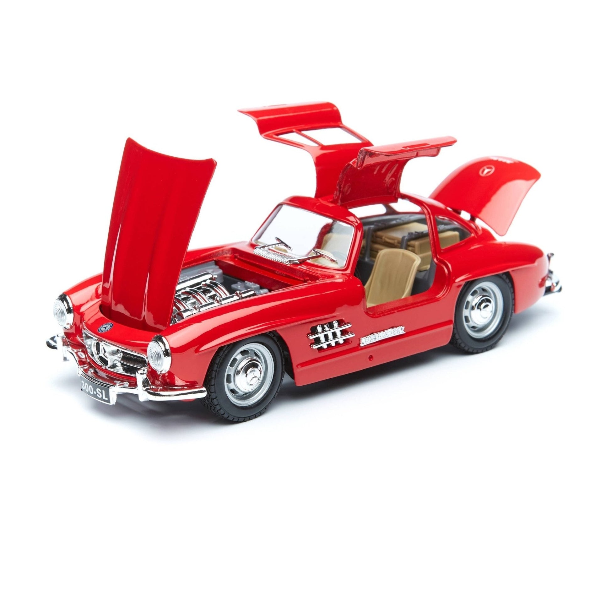 Bburago 1:24 Scale Mercedes - Benz 300SL (1954) – Red - Marah Kids