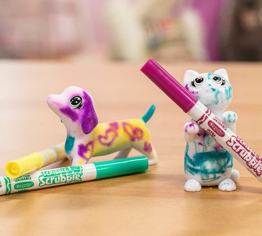 Crayola Scribble Scrubbie Pets, Dog & Cat - Marah Kids