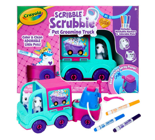 Crayola Scribble Scrubbie Pets Grooming Truck - Marah Kids