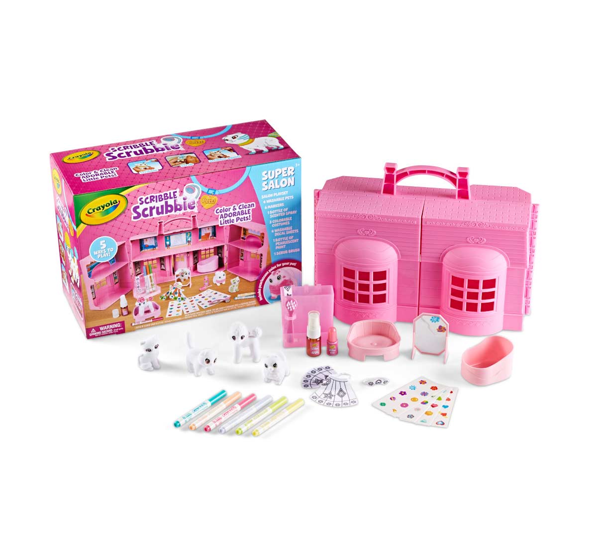 Crayola Scribble Scrubbie Pets, Super Salon - Marah Kids