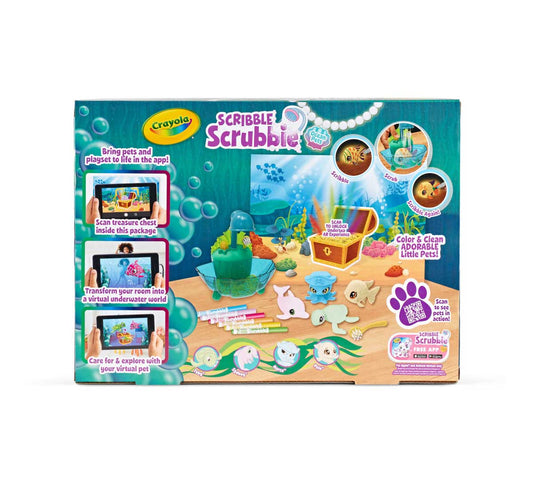 Crayola Scribble Scrubbie Glow, Deep Sea Lagoon - Marah Kids