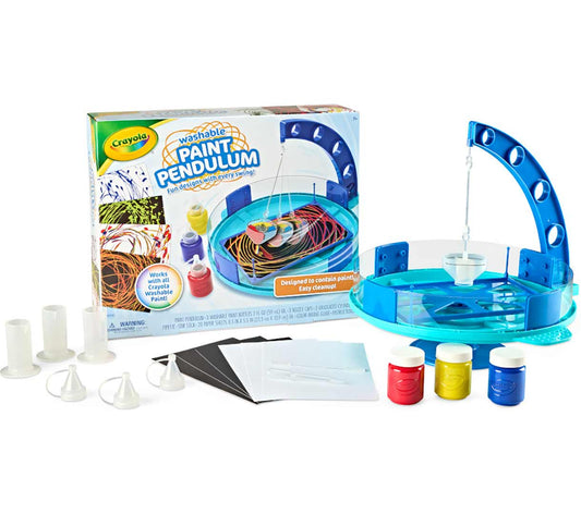 Crayola - Washable Paint Pendulum – Multicolour | LESS - MESS PAINTING| Great gift for kids ages 7 and up. - Marah Kids