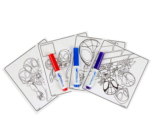Crayola Color Wonder Mess Free Spidey & His Amazing Friends Activity Pad & Markers ages 3 and up. - Marah Kids