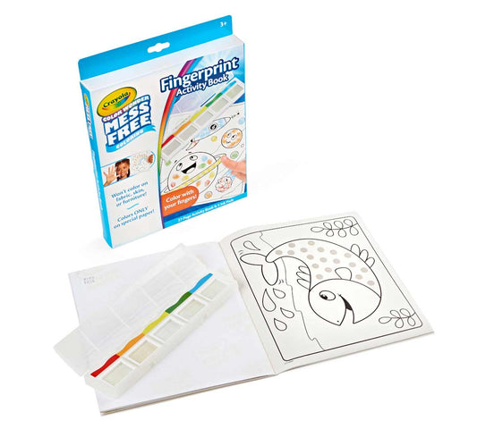 Crayola Color Wonder Fingerprint Activity Book - Marah Kids