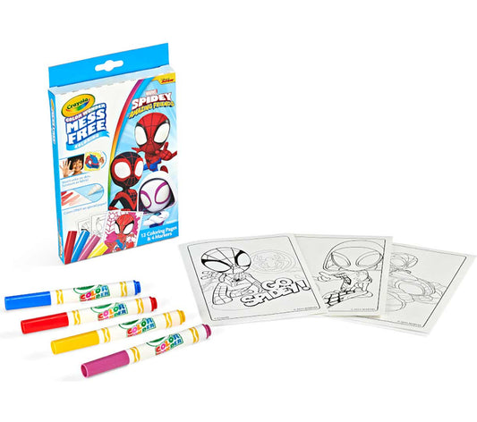 Crayola Color Wonder Mini Box Set, Spidey & His Amazing Friends ages 3 and up. - Marah Kids