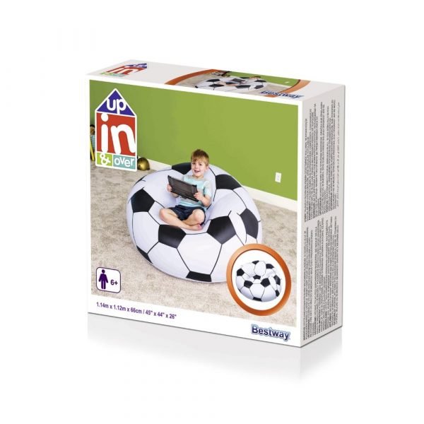 BESTWAY Chair Soccerball Beanles 114X112X66 - Marah Kids