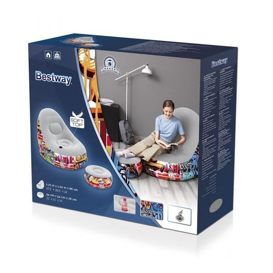 BESTWAY Airchair Grafticruiser 121X1X86Cm - Marah Kids